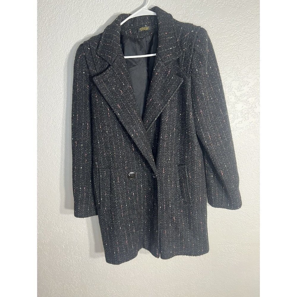 Vintage Northern Belle Union Made Women’s Winter Coat Small/Medium Black Pink U